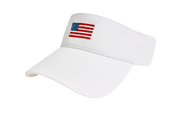 USA Needlepoint Visor