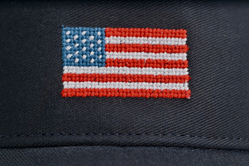 USA Needlepoint Visor