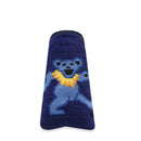 Grateful Dead Blade Putter Cover - Navy with Indigo Leather