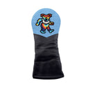 Grateful Dead Dancing Bear (Light Blue) (Black Leather) Fairway Wood Headcover