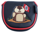19th Hole Gopher Embroidered Putter Cover by ReadyGOLF - Mallet