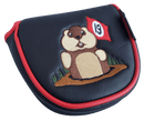 19th Hole Gopher Embroidered Putter Cover by ReadyGOLF - Mallet