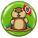 19th Hole Dancing Gopher Golf Ball Marker & Hat Clip by ReadyGOLF