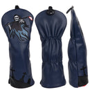 Dark Blue Grim Reaper Fairway Headcover
