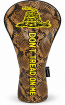 Don't Tread On Me Embroidered Snakeskin Driver Headcover by ReadyGOLF