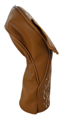 Doodle Embroidered Driver Headcover by ReadyGOLF - Golden
