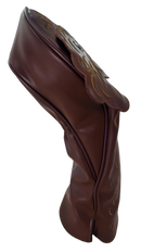 Doodle Embroidered Driver Headcover by ReadyGOLF - Chocolate