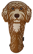 Doodle Embroidered Driver Headcover by ReadyGOLF - Golden
