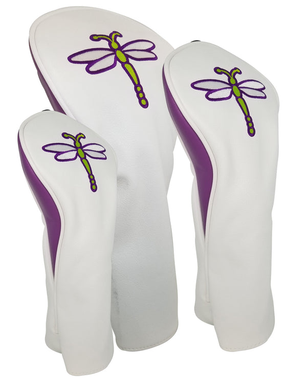 Dragonfly Headcover Set:  Driver, Fairway & Hybrid by ReadyGOLF