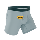 The Dry Ice | Muted Steel Blue Ball Hammock® Pouch Underwear With Fly