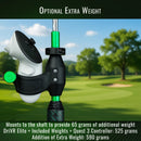 DriVR Elite Chrome - Stepped Steel Weighted Golf Club  - Compatible with Quest 2, 3/3s, and Pro