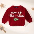 Hand-Embroidered New to the Club Golf Sweater