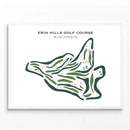 Erin Hills Golf Course Hartford, Wisconsin - Printed Golf Courses