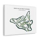 Erin Hills Golf Course Hartford, Wisconsin - Printed Golf Courses