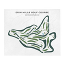 Erin Hills Golf Course Hartford, Wisconsin - Printed Golf Courses