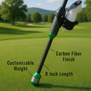 DriVR Elite Chrome - Stepped Steel Weighted Golf Club  - Compatible with Quest 2, 3/3s, and Pro