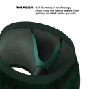 The Extravagance | Dark Green Velvet Ball Hammock Pouch® Boxer