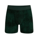 The Extravagance | Dark Green Velvet Ball Hammock Pouch® Boxer