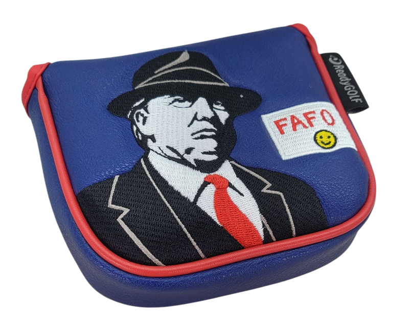 Trump FAFO Embroidered Putter Cover by ReadyGOLF  -  Mallet