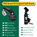 Original Golf Club Water Brush Cleaner - Black