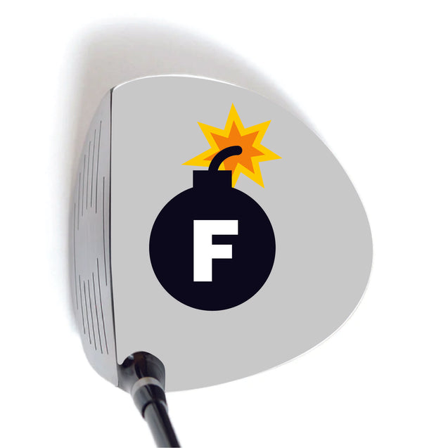 ReadyGolf: ParSkins Driver Decal - F-Bomb