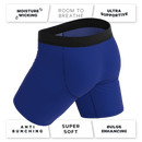 The Fancy Feather | Peacock Long Leg Ball Hammock® Pouch Underwear With Fly