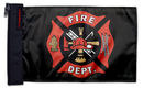 Fire Department 12"x18" Forever Wave Flag for Jeep Wrangler CJ-7 and CJ-8 1976-1986