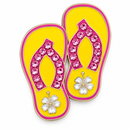 Bonjoc: Flip Flops Ball Marker & Hat Clip  - Yellow