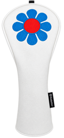 ReadyGolf: Embroidered Fairway Headcover - Flower Child (Blue)