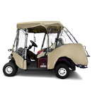 2+2 Passenger Golf Cart Driving Enclosure Cover (4 Passenger Short Roof 58") Taupe
