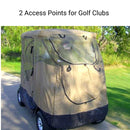 2 Passenger Golf Cart Mesh Driving Enclosure Cover with Mosquito Netting