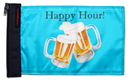 Happy Hour Beers 12"x18" Forever Wave Flag for Jeep Wrangler TJ 1996-2006