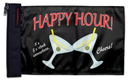 Happy Hour Martinis 12"x18" Forever Wave Flag for Jeep Wrangler JKU 4-Door 2007-2018