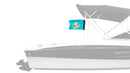 Happy Hour Beers 12"x18" Forever Wave Flag for Boats