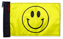 Smiley Face 12"x18" Forever Wave Flag for Golf Carts