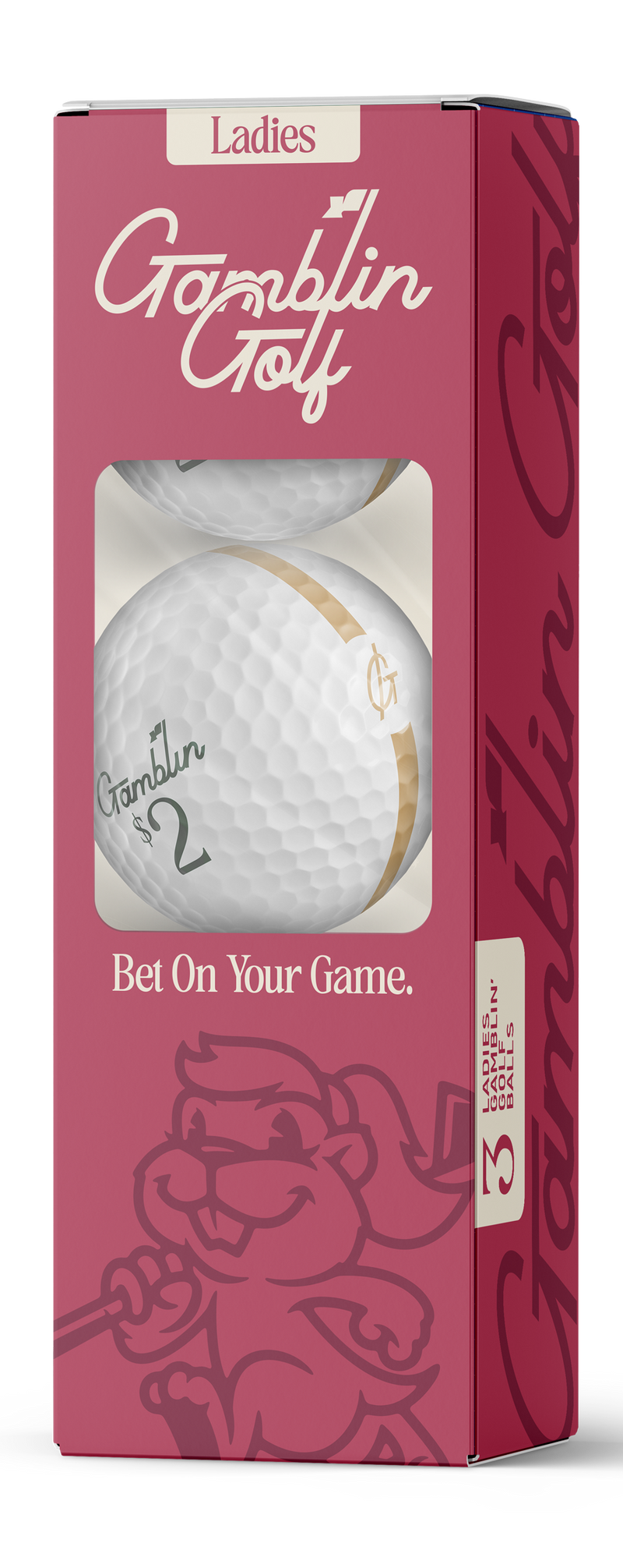 Gamblin' Golf - Pack of 12 Womens Golf Balls