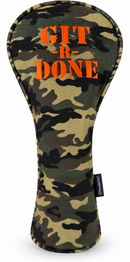 GIT-R-DONE Camo Embroidered Driver Headcover by ReadyGOLF