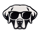 Good Boy - Black Labrador with Sunglasses Golf Ball Marker with Hat Clip