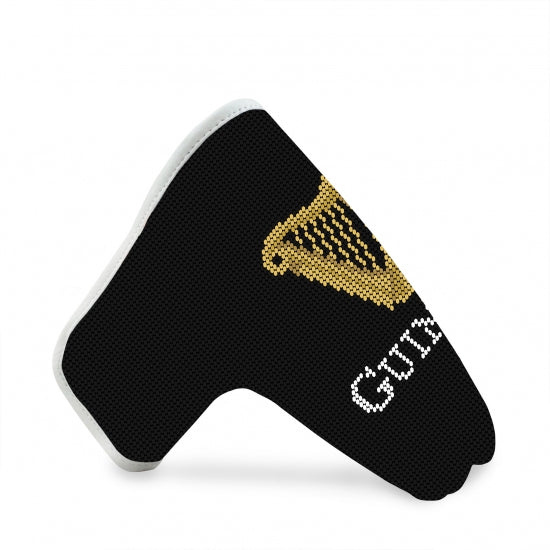 Smathers & Branson: Needlepoint Putter Headcover - Guinness Putter (Black/White Leather)