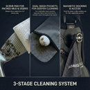 The 40 Magnetic Golf Towel + Landing Pad System