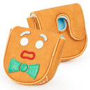 Gingerbread Man L.A.B. DF3 Embroidered Center Shaft Putter Cover by ReadyGOLF