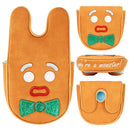 Gingerbread Man L.A.B. DF3 Embroidered Center Shaft Putter Cover by ReadyGOLF