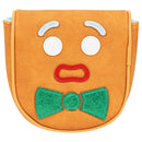 Gingerbread Man L.A.B. DF3 Embroidered Center Shaft Putter Cover by ReadyGOLF