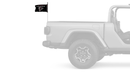 Atlanta Falcons 11"x17" Forever Wave Flag for Jeep Wrangler JLU 4-Door 2018-Present