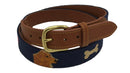 Golden Dog Hand-stitched Needlepoint Belt - Kids by Charleston Belt