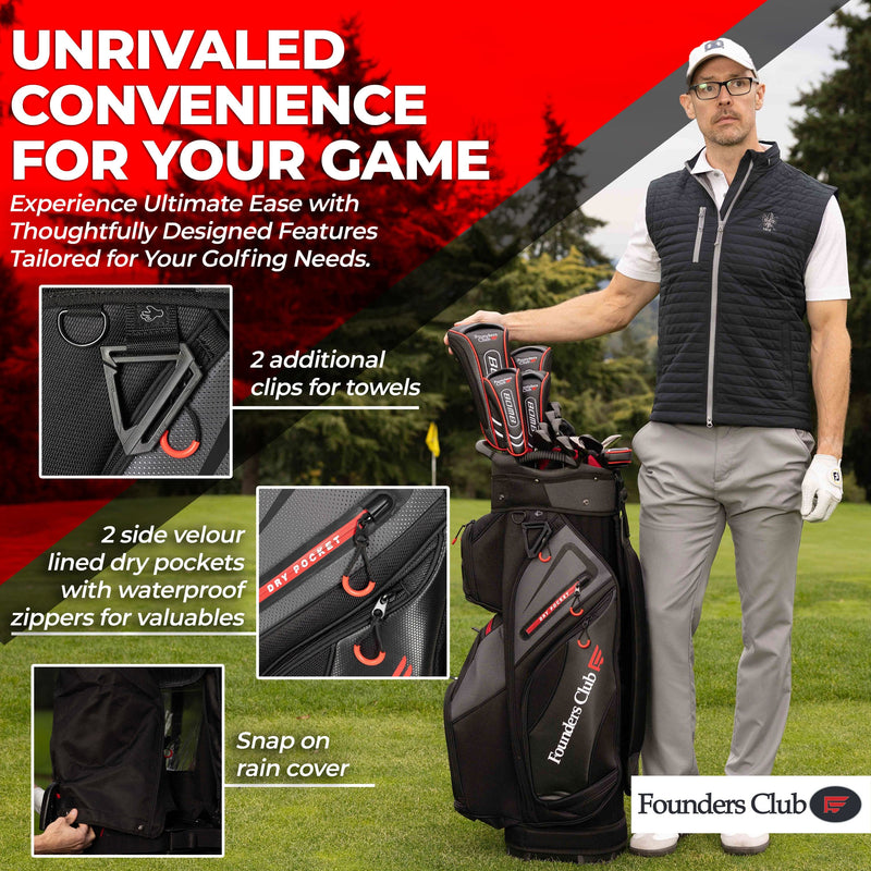 Founders Club Colorado 14 Way Full Length Divider Golf Cart Bag