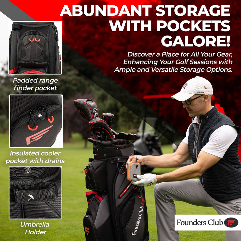 Founders Club Colorado 14 Way Full Length Divider Golf Cart Bag