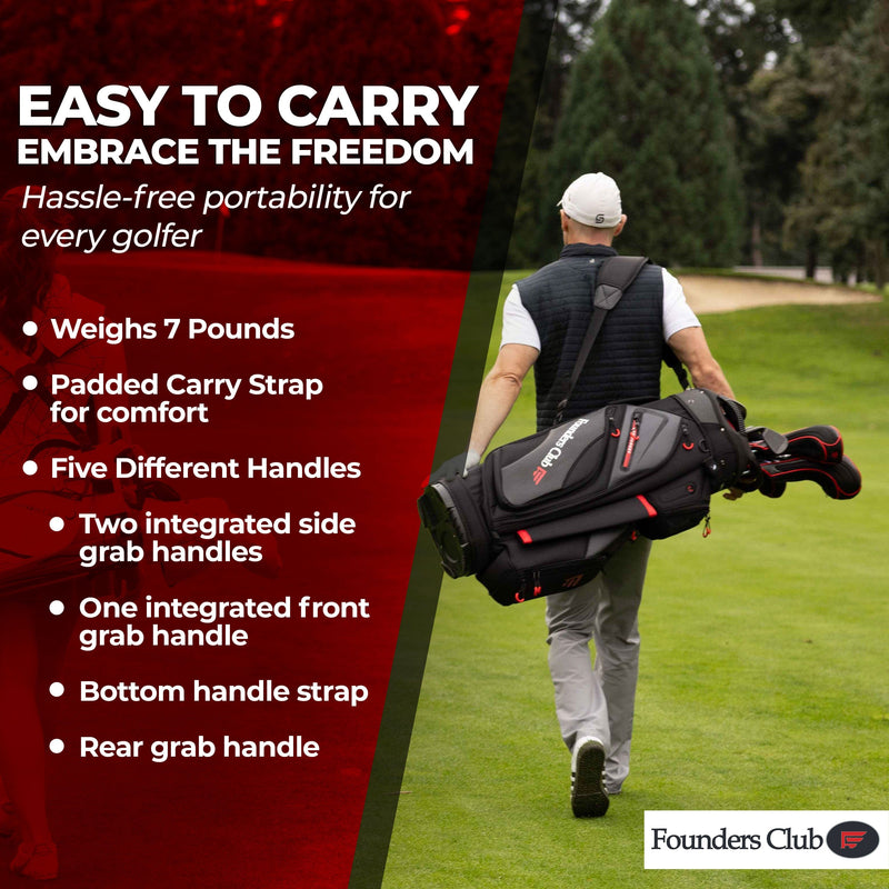 Founders Club Colorado 14 Way Full Length Divider Golf Cart Bag