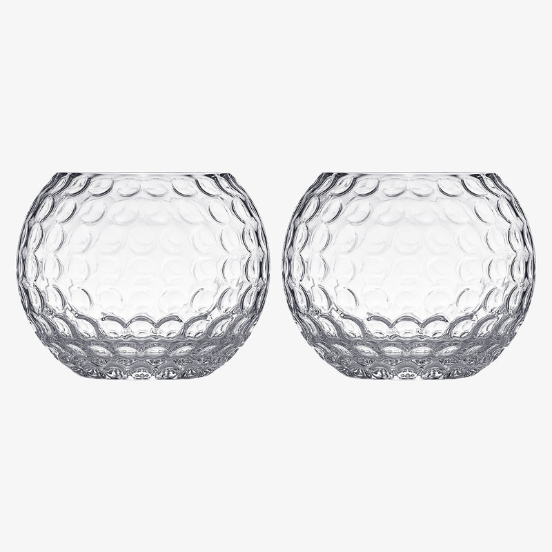 Golf Whiskey Glasses | 15 OZ Golf Ball Shaped Old Fashioned Liquor, Cocktail Glass, Crystal Unique & Fun Drinking Glassware Accessories, Gift For Him, Husband, Father, Boyfriend, Her