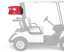 State Flag South Carolina Big Red 12"x18" Forever Wave Flag for Golf Carts